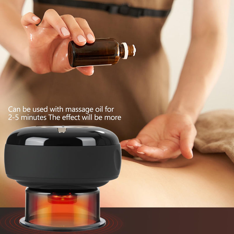 [Australia] - Smart Cupping Therapy Massager 2 Set, 4 in 1 Cupping Kit for Massage Therapy, Portable Electric Cupper for Targeted Pain Relief, Knots, Aches, Muscle Soreness, Circulation & Tighter Skin 