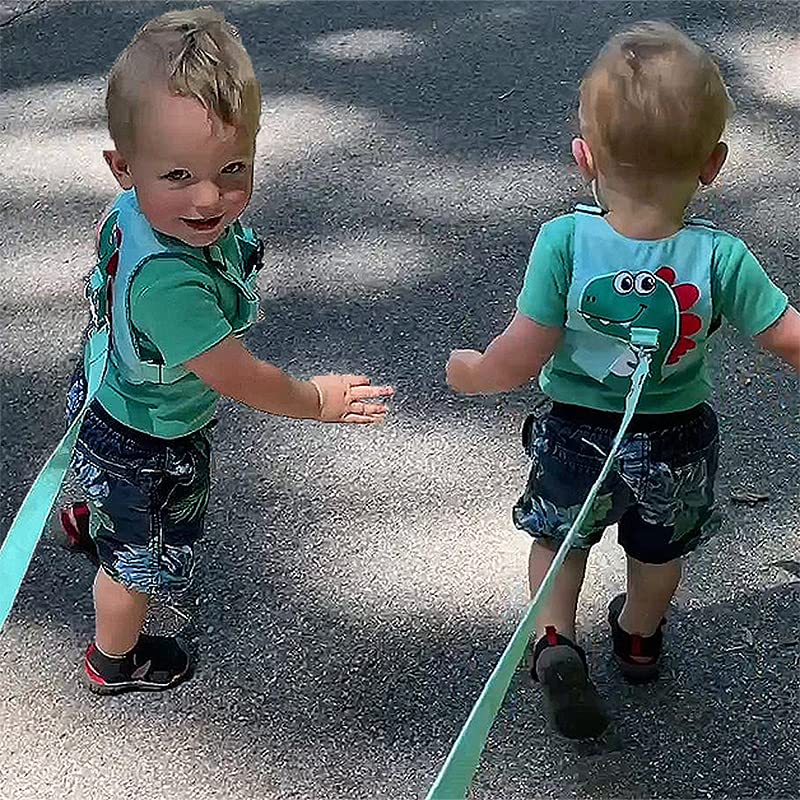 [Australia] - Toddler Leash-Baby Walking Safty Harness and Child Anti Lost Wrist Link for Girls/Boys Travel (Green) GREEN 