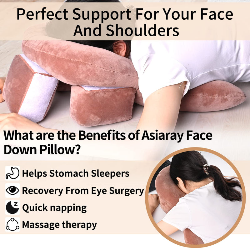 [Australia] - Face Down Pillow After Eye Surgery Recovery Equipment, Comfortable Retinal Detachment Pillow, Vitrectomy Macular Hole Recovery Equipment for Post Eye Surgery Recovery 
