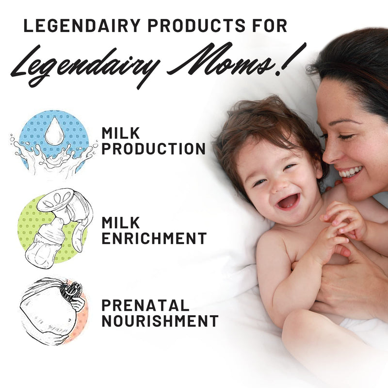 [Australia] - Legendairy Milk Cash Cow Lactation Supplement, Moringa, Alfalfa, and Goat's Rue Breastfeeding Supplement for Milk Supply Increase, Fenugreek-Free, Certified Organic, Vegan, Non-GMO, 60 Capsules 