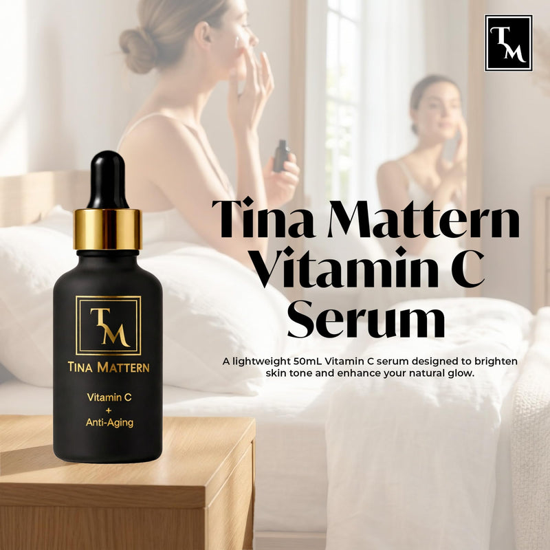 Vitamin C Serum - Apple Stem Cells, Vitamins A & E - 50ml | With Hyaluronic Acid - Brightening Anti-Aging for Dark Spots & Fine Lines - Facial Complex for Women & Men