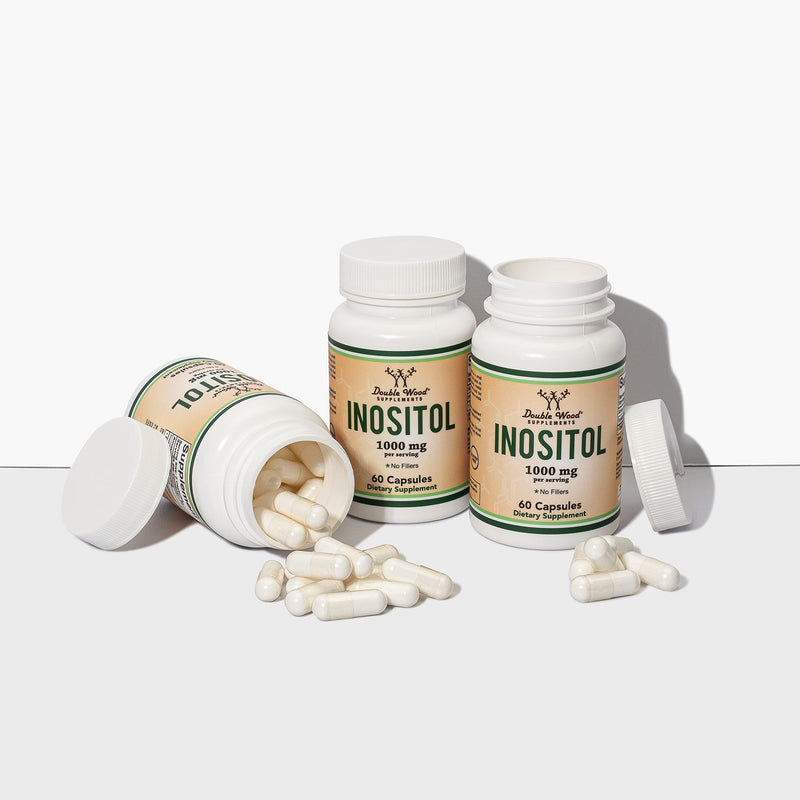 [Australia] - Inositol Capsules (Myo Inositol) 1000mg Health Support for Women (60 Count)(No Fillers, Vegan Safe, Gluten Free) by Double Wood 