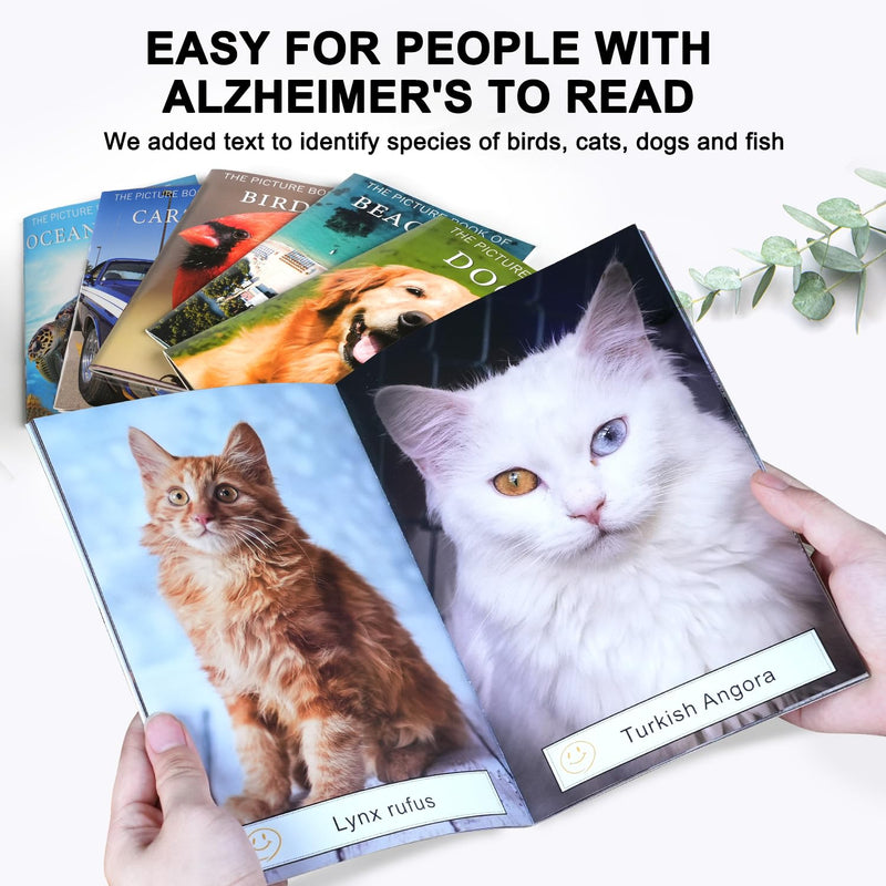 [Australia] - 6 Pack Picture Book Set for Seniors with Dementia, Activities for Elderly Seniors, Provide Products for Alzheimer's Patients and Adults, Brain Exercise, Increased Communication 6 Pack 