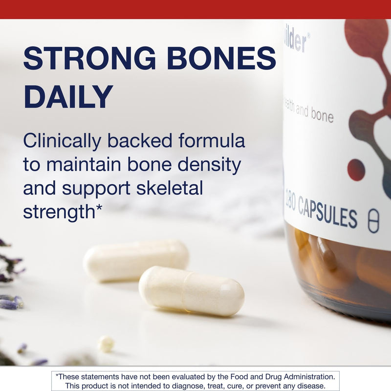 Metagenics Bone Builder Plus MCHC, Bone Density Support, 180 Capsules | Bone Health Supplement, 90 mg Calcium with Microcrystalline Hydroxyapatite (MCHC), Supports Bone Mineral Density, Gluten-Free 180 Count (Pack of 1)