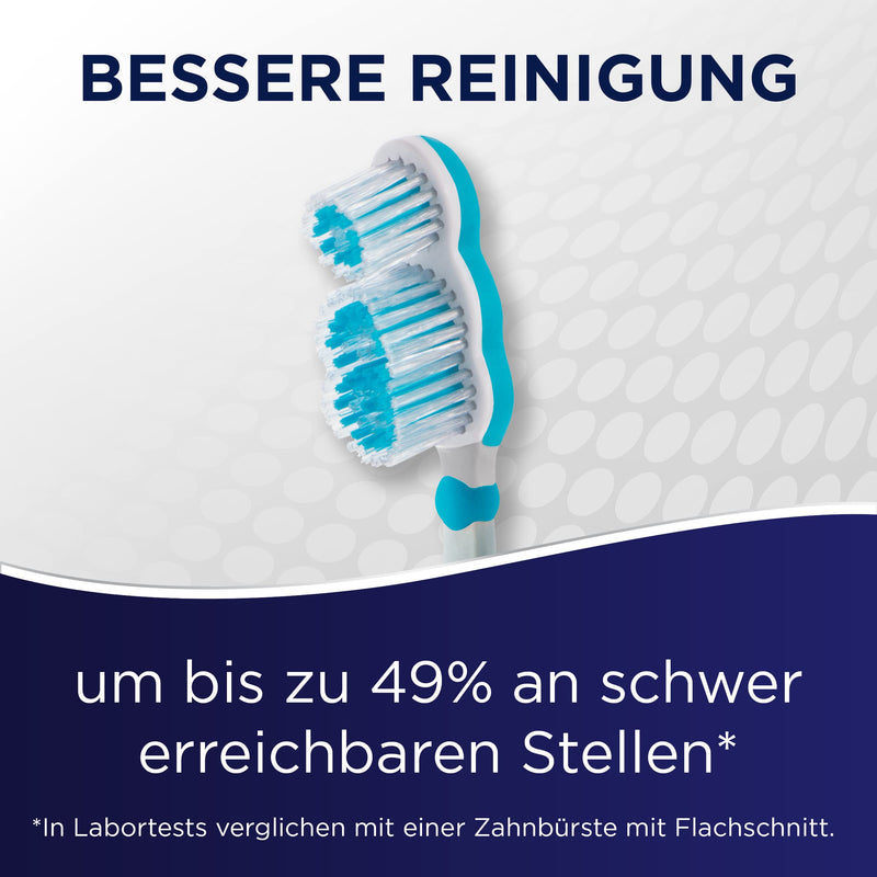 [Australia] - Dr.BEST Polimed toothbrush, medium (1 piece), for up to 49% better cleaning performance* in hard-to-reach areas 