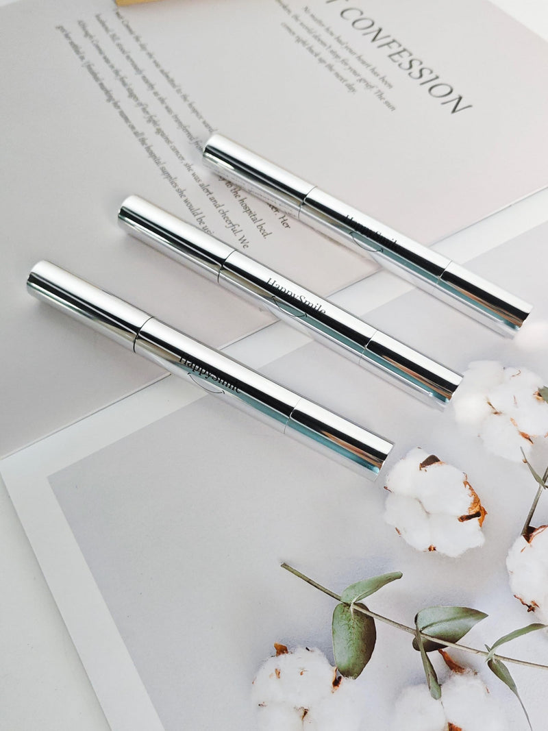 [Australia] - HappySmile Premium Teeth Whitening Pen Set of 3 - Achieve a Brighter Smile, Easier Than Strips or Other Whitening Kits - Professional Results, Gentle on Sensitive Teeth 