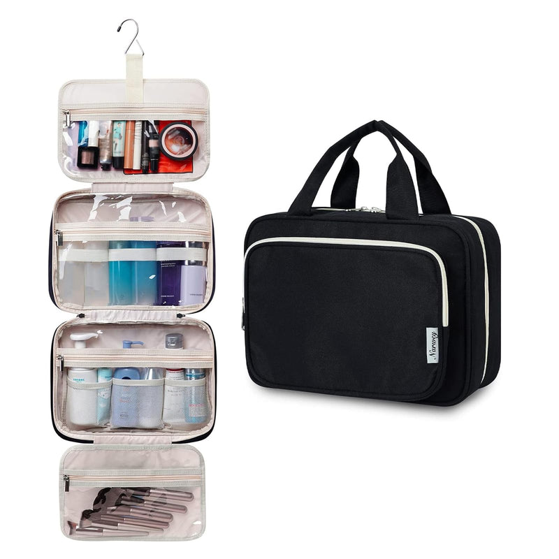 Narwey Large Hanging Toiletry Bag With Large Makeup Bag