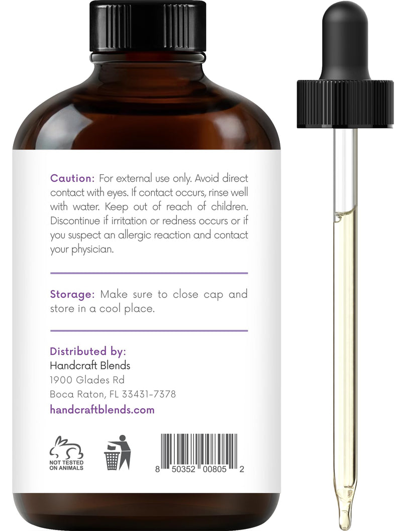 [Australia] - Handcraft Blends Lavender Essential Oil - Huge 4 Fl Oz - 100% Pure and Natural - Premium Grade with Glass Dropper 4 Fl Oz (Pack of 1) 