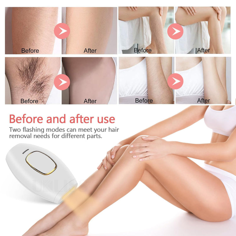 [Australia] - Hair Removal Device for Women and Men, IPL Laser Hair Removal Device with 5 Energy Levels, for Face, Arms, Legs, Bikini Line, Underarms, and Body 7XY 