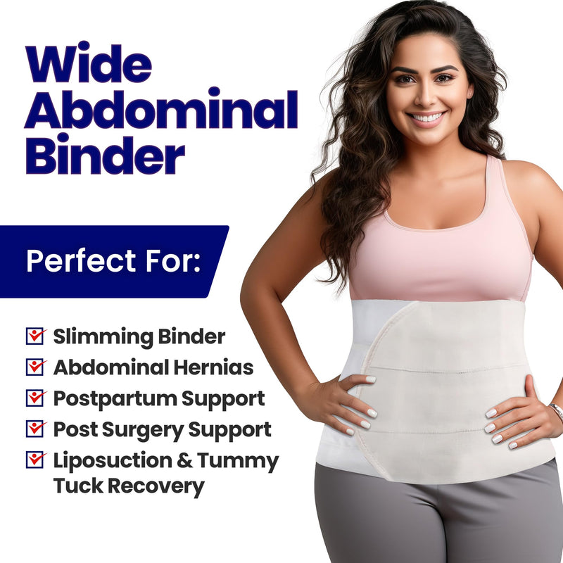 ARMSTRONG AMERICA Abdominal Binder + Men’s Compression Tank Top Shapewear Bundle