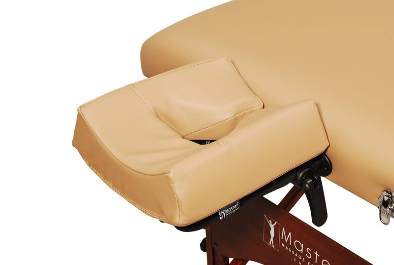 [Australia] - Master Massage Ergonomicdream Face Cushion Pillow Memory Foam Universal Headrests Cradle In Cream 