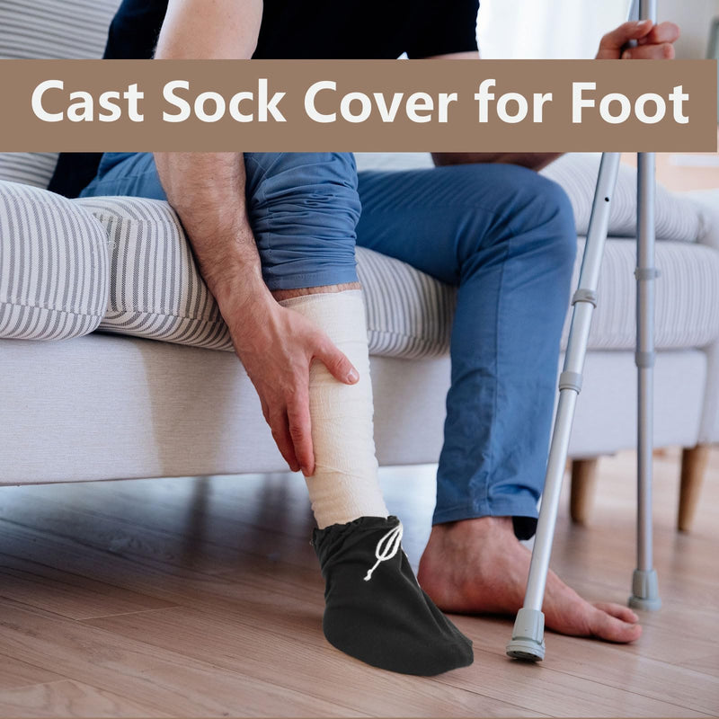 [Australia] - Cosmeria leg cast protection with adjustable drawstring, waterproof protection for feet and toes in case of injuries 