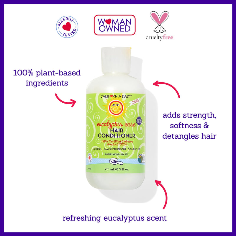 [Australia] - California Baby Conditioner - Eucalyptus Ease - 8.5 oz by California Baby 