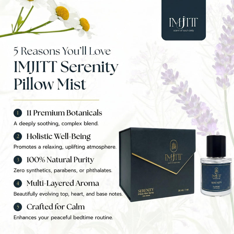 Pillow Mist Spray, Serenity 100% Natural Pillow Mist Sleep Spray with 11 Active Oils, Calming Lavender & Chamomile Essential Oil Blend for Bedtime Relaxation, Aromatherapy (30ml) 1 Fl Oz (Pack of 1)