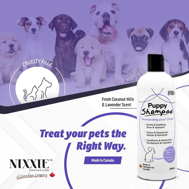 Puppy Shampoo by EnviroFresh, Deshedding Dog Shampoo, Puppy Shampoo for Puppies, Shampoo for Dogs, Natural Dog Shampoo - PawsPlanet Australia