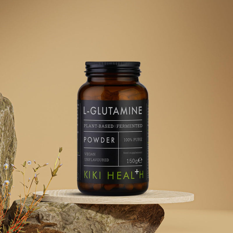 L-Glutamine Powder, 150g – Plant-Based, Naturally Fermented Amino Acid Supplement – Supports Muscle Recovery, Gut Health & Digestive Balance – Unflavoured, Vegan