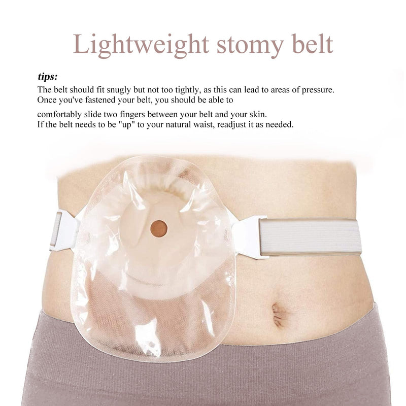 [Australia] - 3 Pack Ostomy Belts for Women Men,Adjustable Ostomy Belt Attaches Securely to Ostomy Pouch 1.18x39 Inches,Preventing Bag Chassis Warping,Colostomy Belt for Post Operative Care After Ileostomy Surgery Beige 