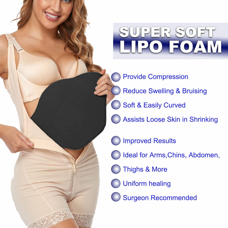[Australia] - 3 Pack Lipo Foam Ab Board Post Surgery Liposuction Abdominal Compression Board BBL Lumbar Molder Backboard for Liposuction 