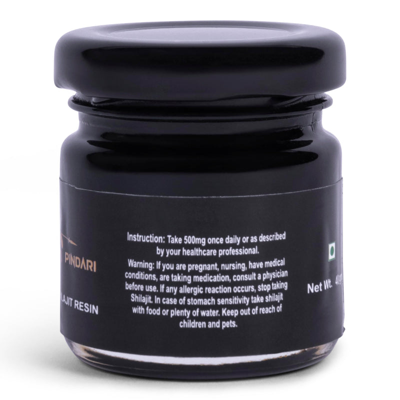 [Australia] - Pindari Shilajit Resin Pure Shilajit 500mg, Nutrient Dense, High Potency, Energy Boost, Immune Support (Resin) 