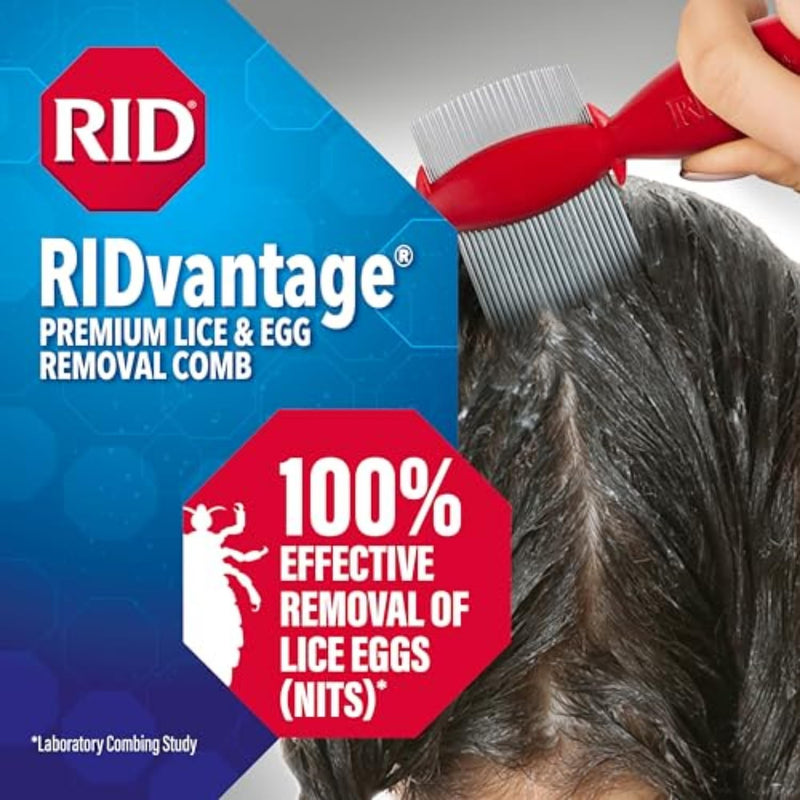 [Australia] - RIDvantage Premium Lice & Egg Removal Comb (Pack of 1) 