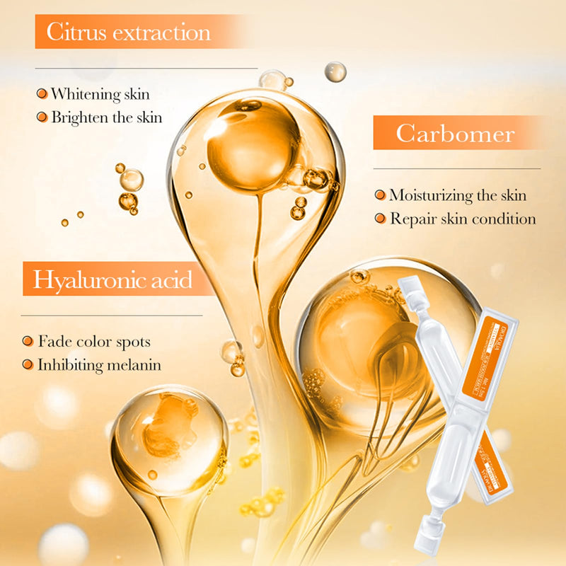 Vitamin C Serum for Face with Hyaluronic Acid – 1.5ml x 30PCS | Brightening Hydrating Facial Serum, Travel Size Skincare for Glowing Skin(1.52 Fl Oz (Pack of 1)) 1.52 Fl Oz (Pack of 1) Vitamin C