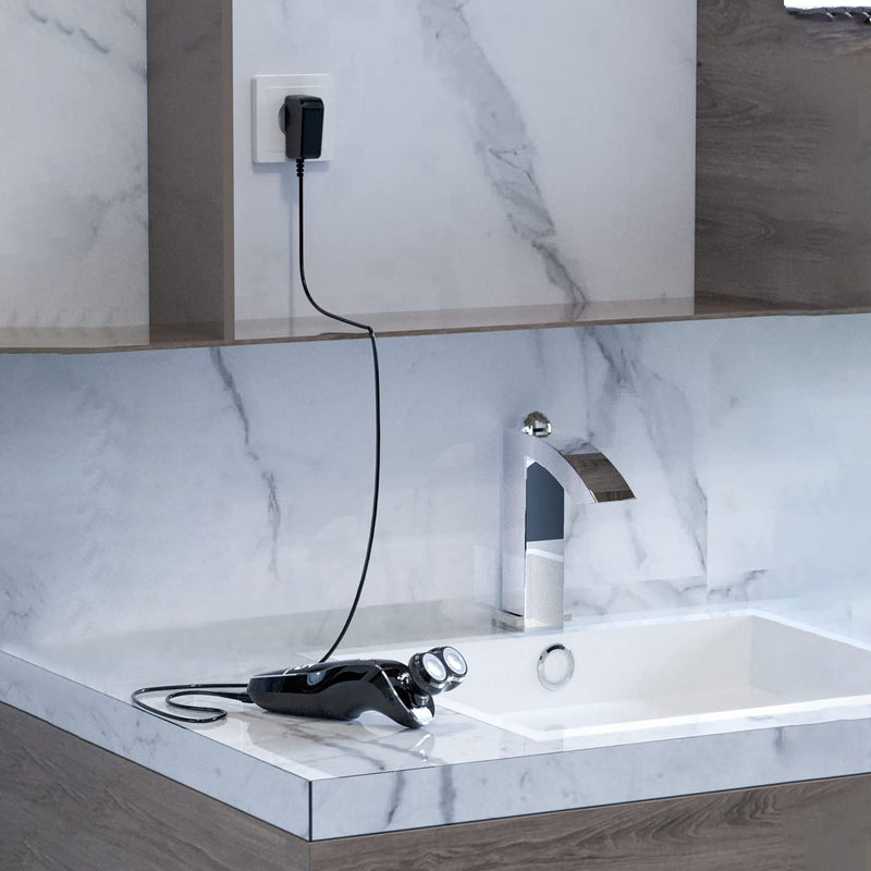 [Australia] - 15V Shaver Charger Suitable for Philips Shaver Charging Cable Norelco HQ8505 3000 5000 7000 9000 Series mg5750 mg7790 mg7720 Beard Trimmer Cable 