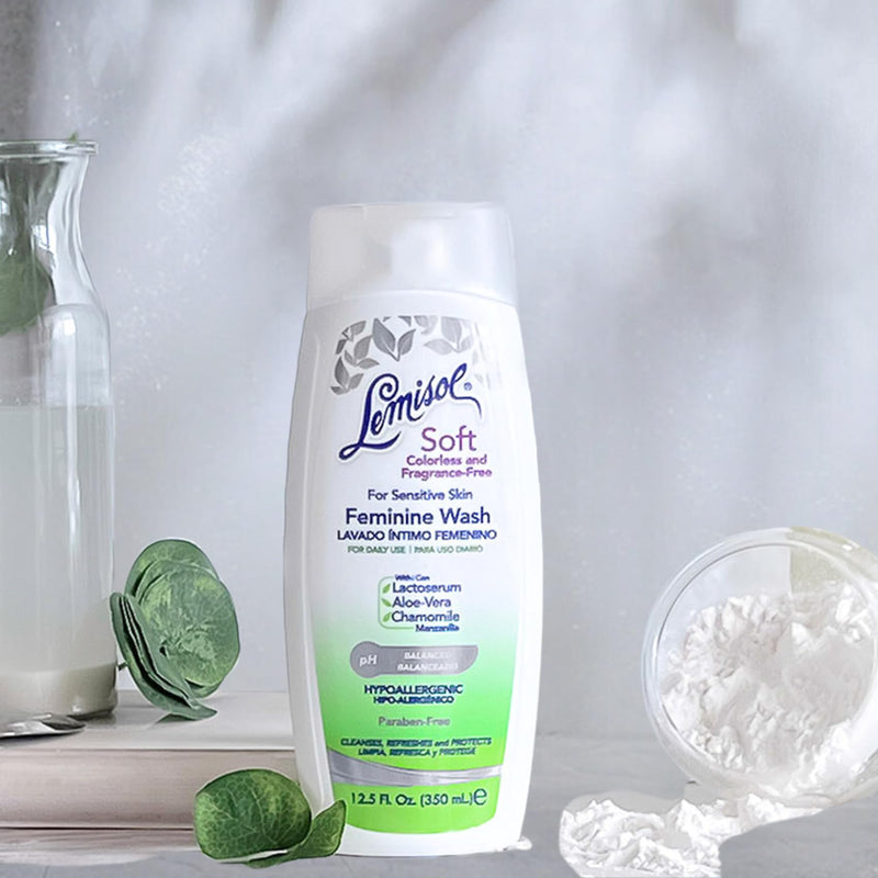 [Australia] - LEMISOL Soft Feminine Wash, Fragrance-Free for Sensitive Skin, 12.5 Fl Oz Bottle 