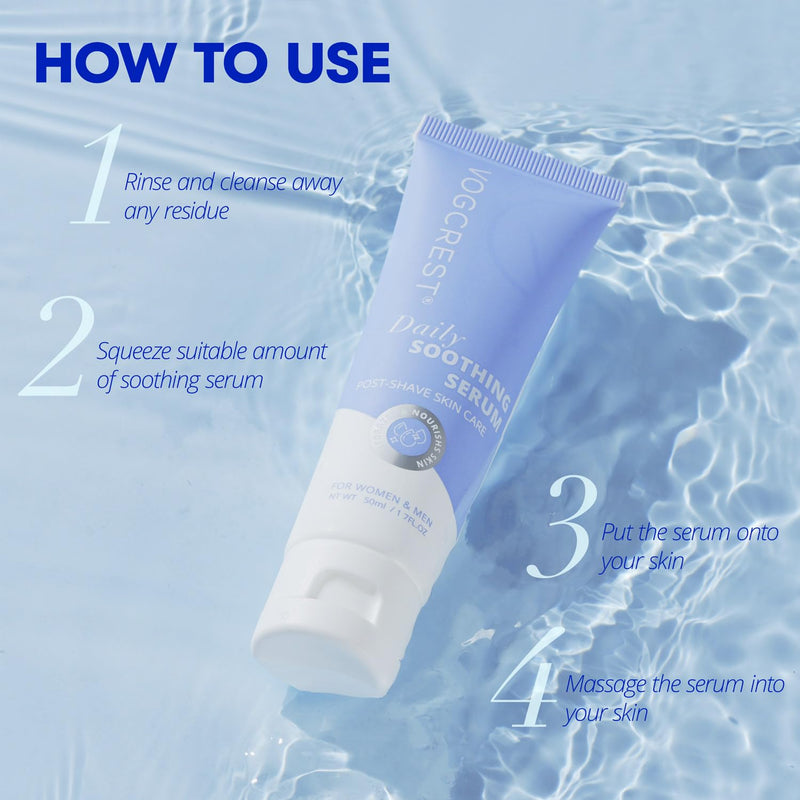 [Australia] - VG VOGCREST After Shave for Women: Post-Shave Soothing Serum for Face Legs Bikini Arms to Reduce Redness 