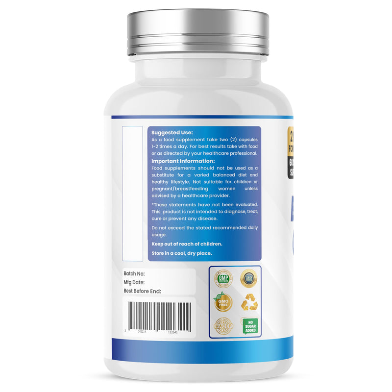 Humming Herbs Butyrate Complex | Calcium & Magnesium Butyrate Salts | 1000mg per Serving | 120 Vegan Capsules | 60 Day Supply | Mineral Salt Formula