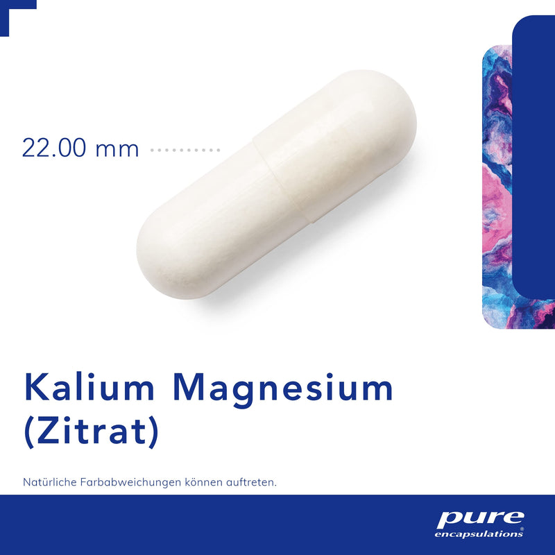 [Australia] - Pure Encapsulations - Potassium-Magnesium (Citrate) - organically bound magnesium with potassium in combination - 180 vegan capsules 172 g (pack of 1) 