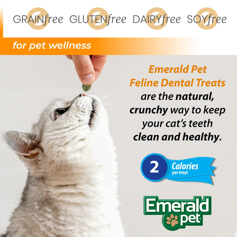 Feline Dental Treats — Tasty and Crunchy Cat Dental Treats Grain Free — Natural Dental Treats to Clean Cat Teeth, Freshen Cat Breath, and Reduce Plaque and Tartar Buildup — Ocean Fish Treats, 3 oz - PawsPlanet Australia