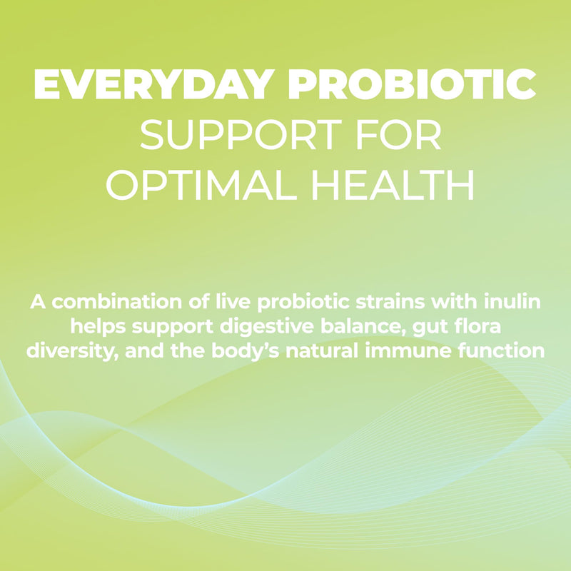 Nutraxin Probiota Advanced - 2x1.25 Billion CFU Probiotics - 60 Tablets with 4 Strains (Lactobacillus and Bifidobacterium) & Inulin - Allergens-Free Supplement for Adults 60 count (Pack of 1)