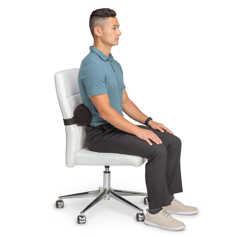 OPTP The Original McKenzie Signature Lumbar Roll – Premium Made Lumbar Pillow, Firm Lower Back Support for Chair and Lumbar Support for Car - for Improved Posture and Support