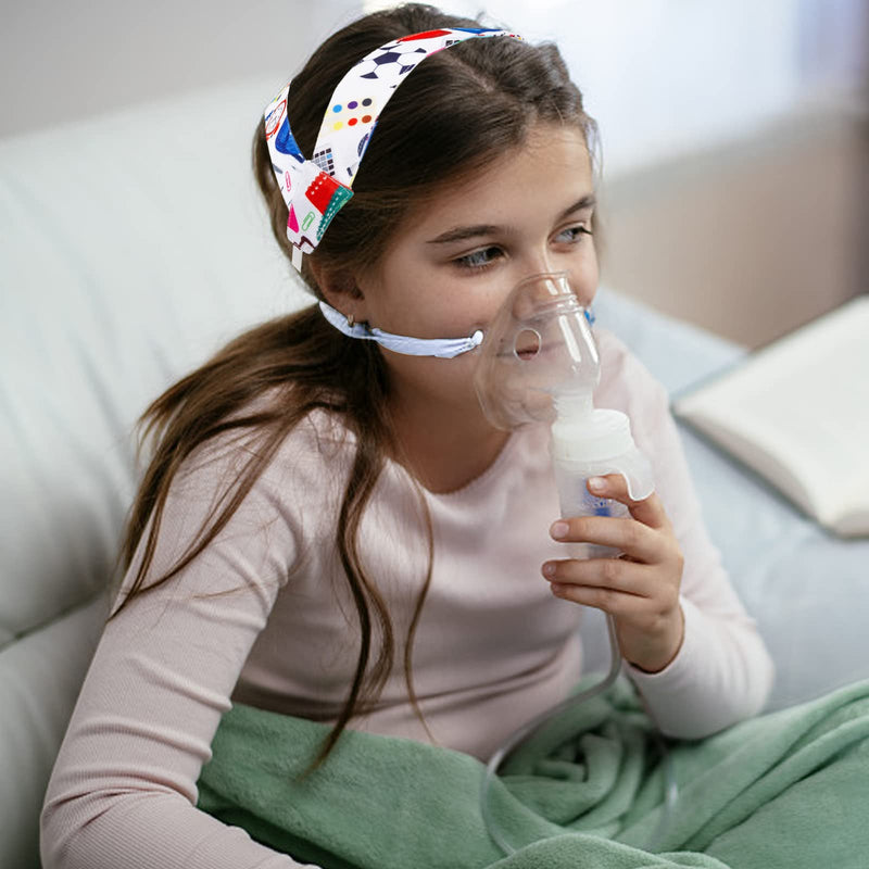 [Australia] - No-Slip Nebulizer Mask Head Strap for Kids,Nebulizer Mask Strap Holder for Cool Mist,Adjustable Mask Holder for Children 
