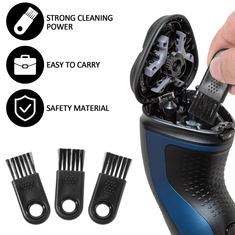 [Australia] - AOZUO Pack of 12 razor cleaning brushes, nylon shaving brush, razor cleaning brush for cleaning the beard on electric shaving heads, hair clippers 