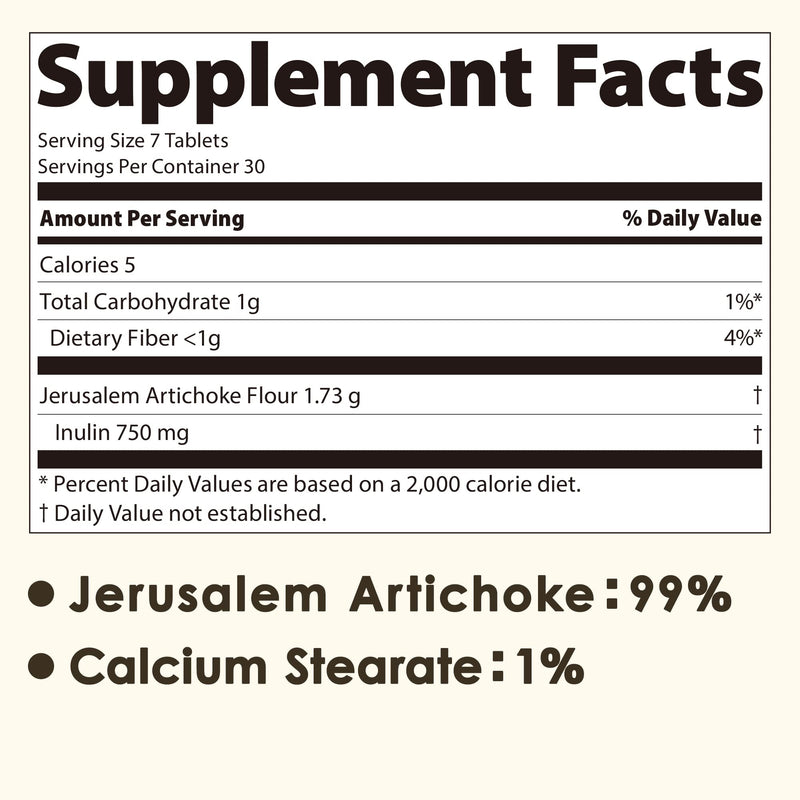 [Australia] - NAFFY KIKUIMO Jerusalem Artichoke Supplement -Inulin, Dietary fiber, Organic, Made in Japan, 210 tablets 