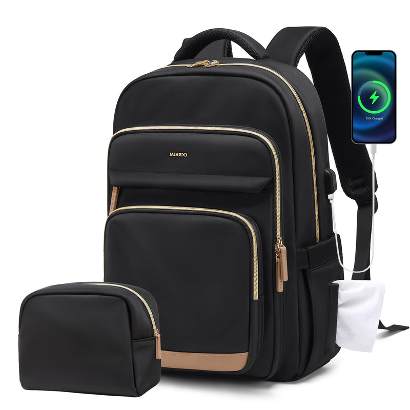 15.6Inch Laptop Backpack for Women Men Travel Duffel Bag for Women Weekender Overnight Carry on Tote with Shoe Compartment Wet Pocket