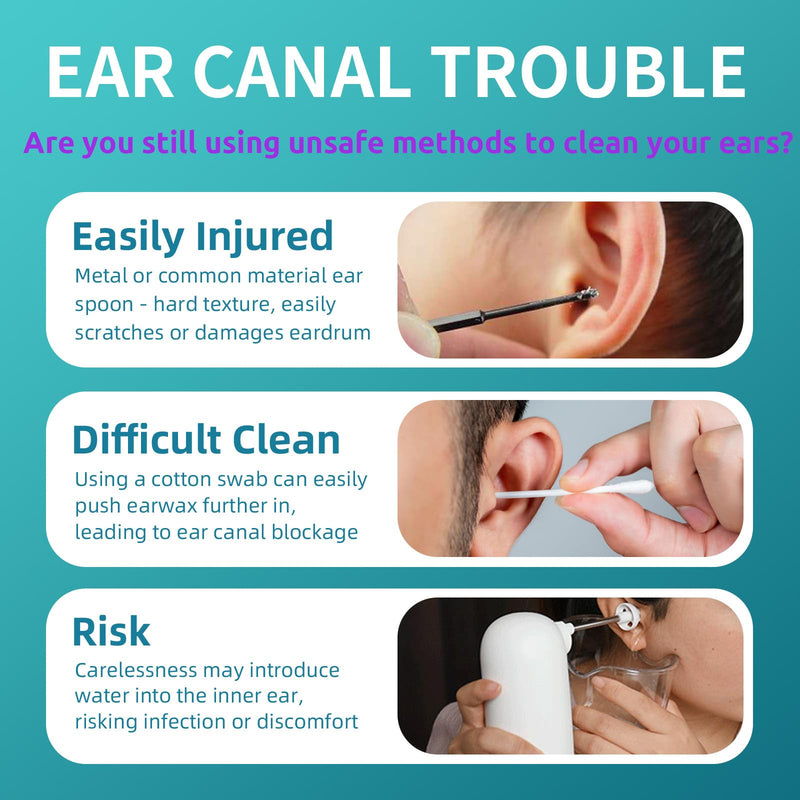 [Australia] - Ear Wax Removal Tool - 18 PCS Reusable Ear Cleaners, Professional-Grade TPE, Effective & Gentle Ear Cleaning Kit, Clogged & Itch Ear Relief - Suitable for All Types of Ears(3 Styles) 18-mixed 
