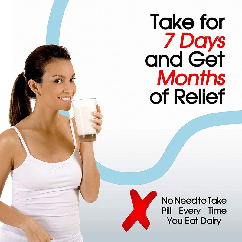 [Australia] - Lacto-Freedom Probiotic for Lactose Intolerance. 7 Day Supply Provides Months of Relief - Helps Digest Lactose in Dairy - Lactase Producing Probiotic - 21 Caps 