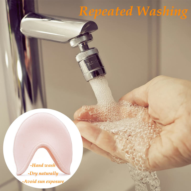 [Australia] - DANCEYOU shoe pads lace protectors gel protectors toe caps toe protection in pointe shoes for dancers and sports L light pink 