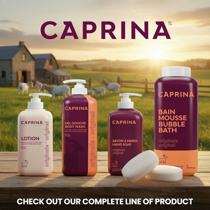 Caprina Goat Milk Bar Soap, ORCHID, 5 oz (141 g), Natural Hand & Body Soap Bars, Moisturizing Bath Soap for Sensitive Skin with Vitamins B2 & B3, Orchid, 5 oz, 4-PACK 5 Ounce (Pack of 4)