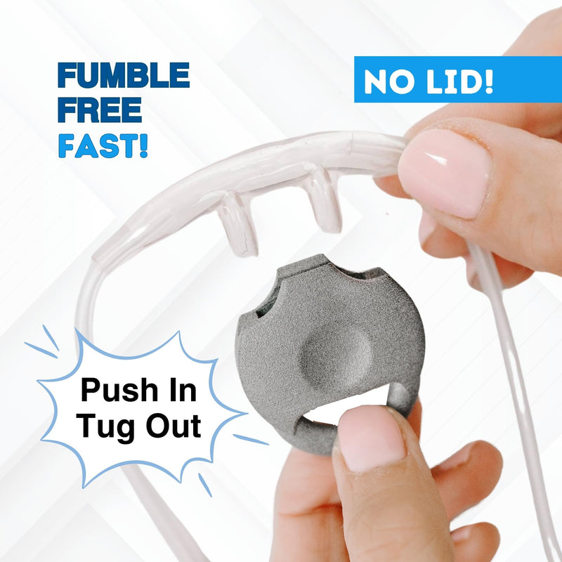 [Australia] - Oxygen Nasal Cannula Protective Cover Accessory, Hose Holder for Portable Concentrator Machine Tubing, Tank, or CPAP, Keeps Tube Nose Piece Off Floor (One Pack) One Pack 