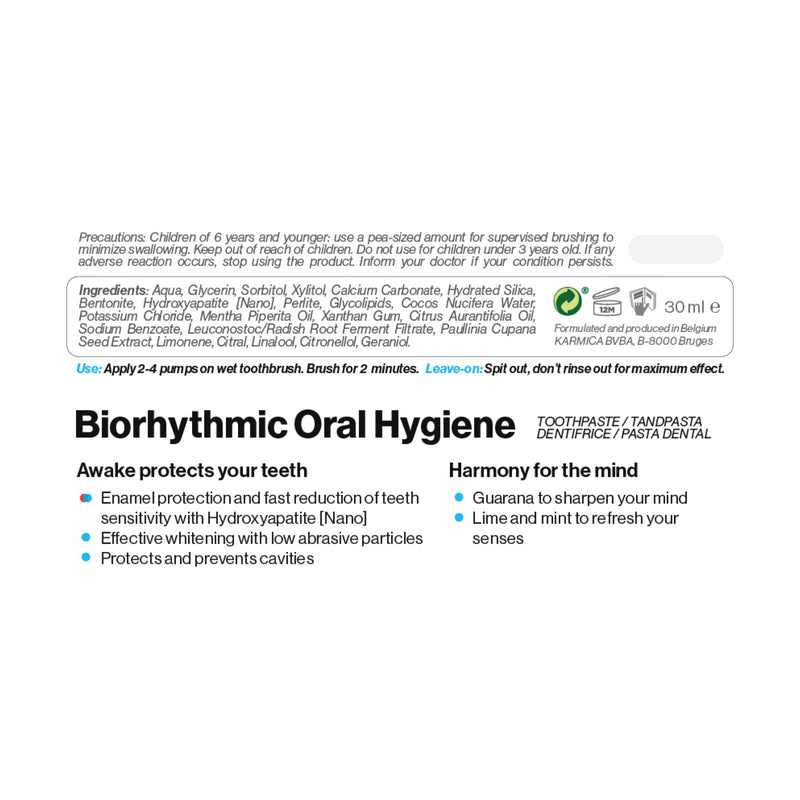 [Australia] - Awake Nano Hydroxyapatite Toothpaste with Xylitol - Zero Sensitivity, Teeth Whitening, SLS and Fluoride Free - Remineralizing Morning Toothpaste, Mild Mint & Lime, 32 ml Awake Lime-Mint 