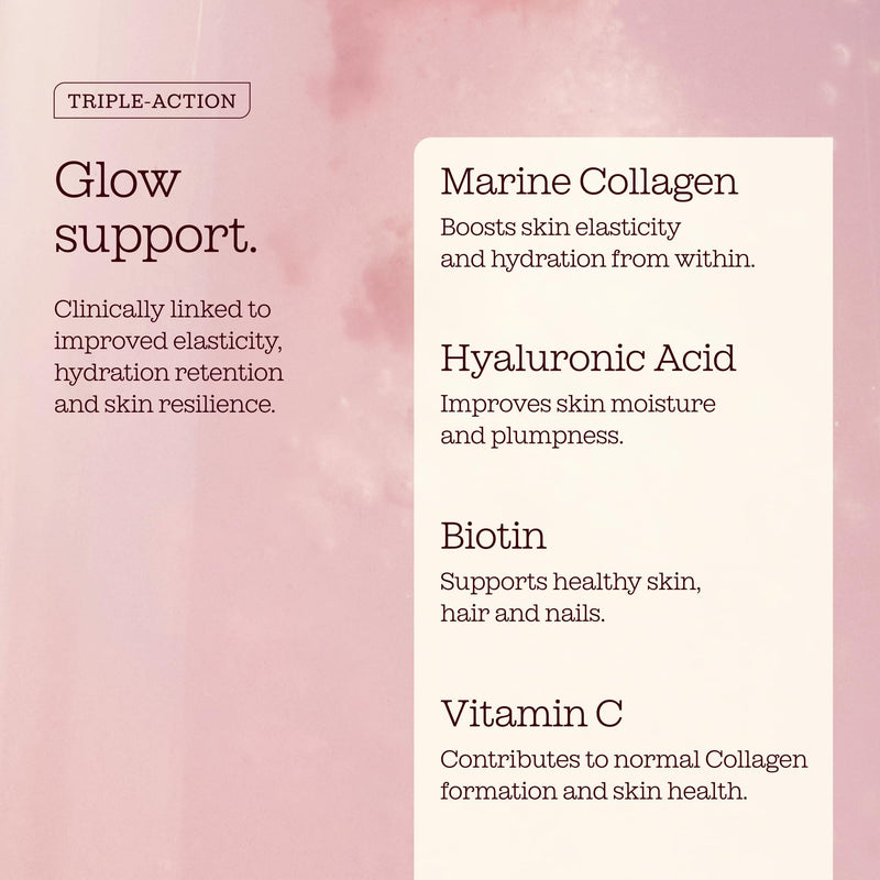 CreaGlow™ Naticol Marine Collagen + Creatine Monohydrate + Electrolytes Powder | Glow & Strength All in 1 with Magnesium, Vitamin C, Biotin & Hyaluronic Acid | Raspberry Flavoured | Free Soul 360g