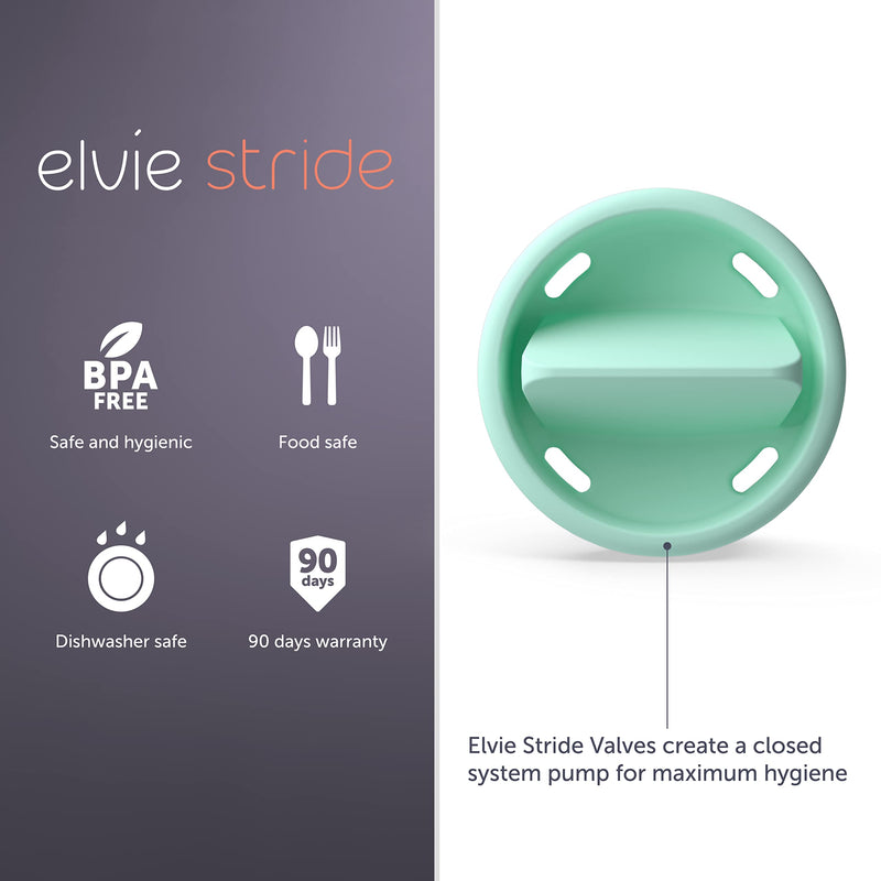 [Australia] - Elvie Stride Breast Pump Valves | 3 Pack | Leak Proof, Dishwasher Safe, Food Grade Silicone BPA Free | Breast Pumps and Breast Feeding Essentials 