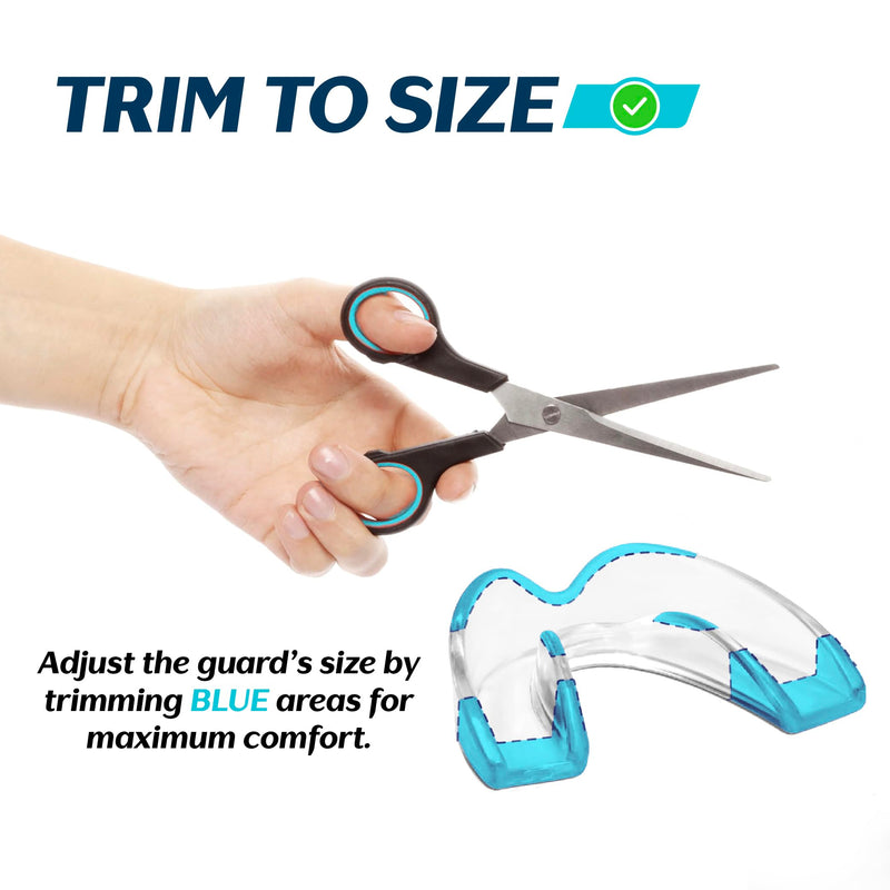 [Australia] - Mouth Guard for Teeth Grinding 8 Pack - Dentist Approved Gum Shield Retainers for Adults - Mouth Guard for Bruxism, Clenching & TMJ Relief Teth Grinding Guard 