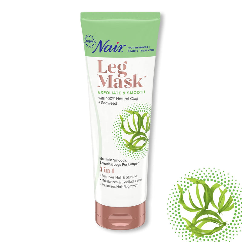[Australia] - Nair Leg Mask Clay Exfoliate & Smooth 8 Ounce Tube (Pack of 2) 