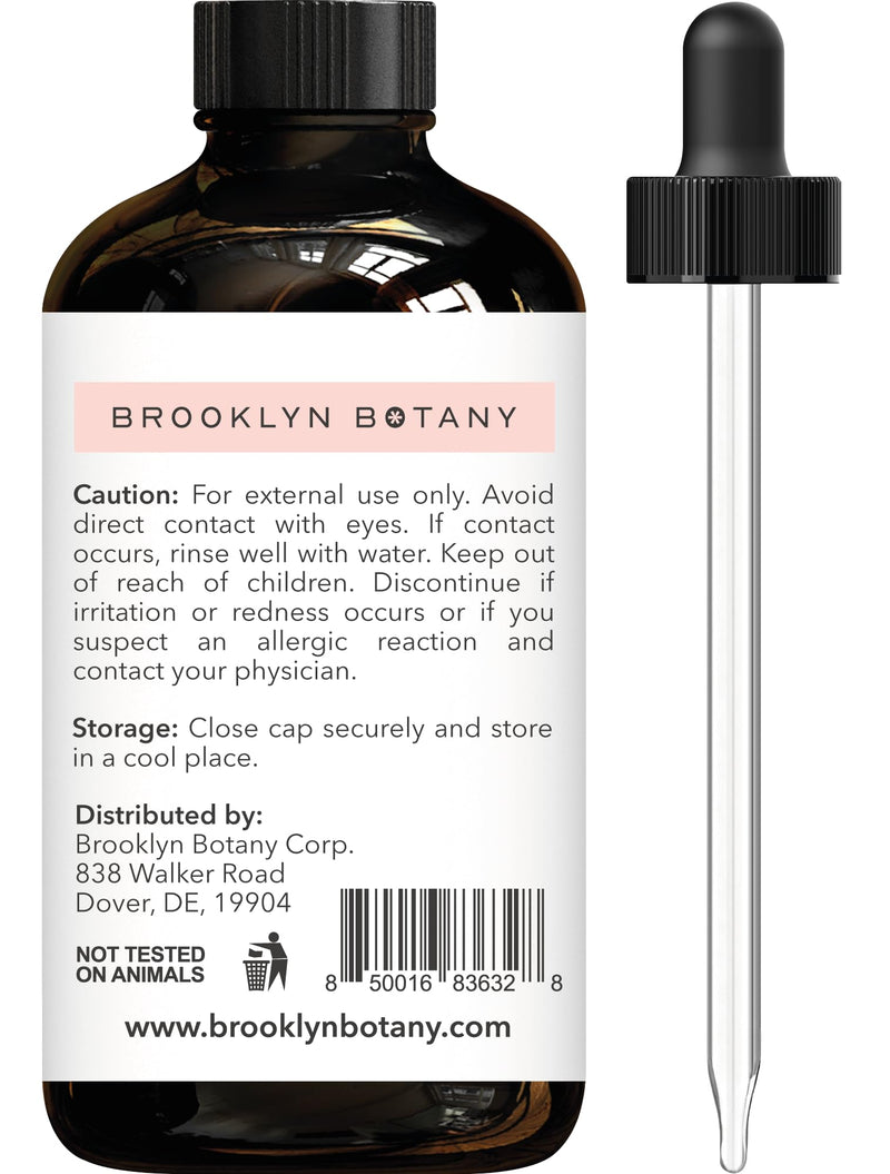 [Australia] - Brooklyn Botany Peppermint Essential Oil - Huge 4 Fl Oz - 100% Pure and Natural - Premium Grade with Dropper - for Aromatherapy and Diffuser 4.00 Fl Oz (Pack of 1) 