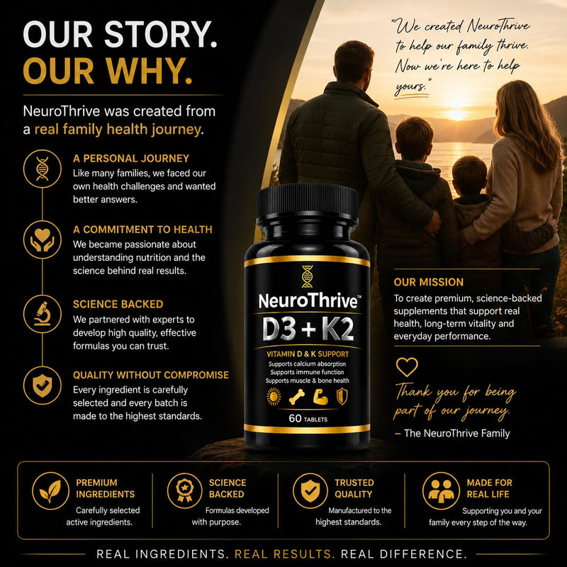 D3 + K2 | Vitamin D3 4000 IU + Vitamin K2 100µg | Immune, Bone & Muscle Support | 60 Vegetarian Tablets | 2 Month Supply