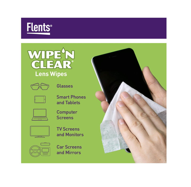 [Australia] - Flents Eyeglass Cleaner Lens Wipes - 225 Count (3 Boxes of 75) Individually Wrapped Pre-Moistened Cleaning Cloths Anti-Streak for Eyeglasses, Sunglasses, Phone Screens, Computer Monitors 